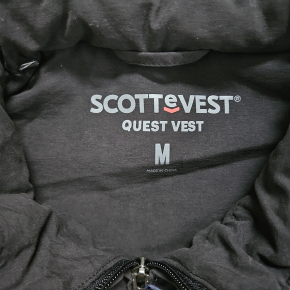 NWT Scottevest Black Quest Vest For Women Medium - Picture 2 of 10
